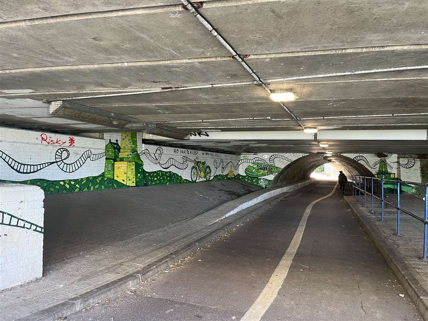 It is the latest incident to occur in the underpass