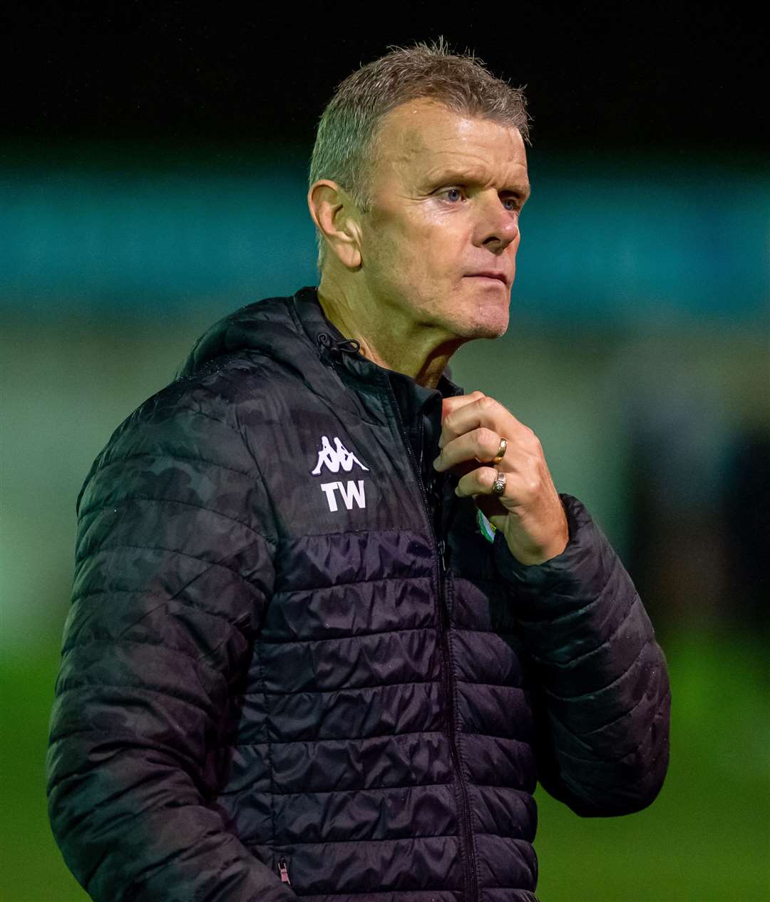 Ashford United manager Tommy Warrilow. Picture: Ian Scammell