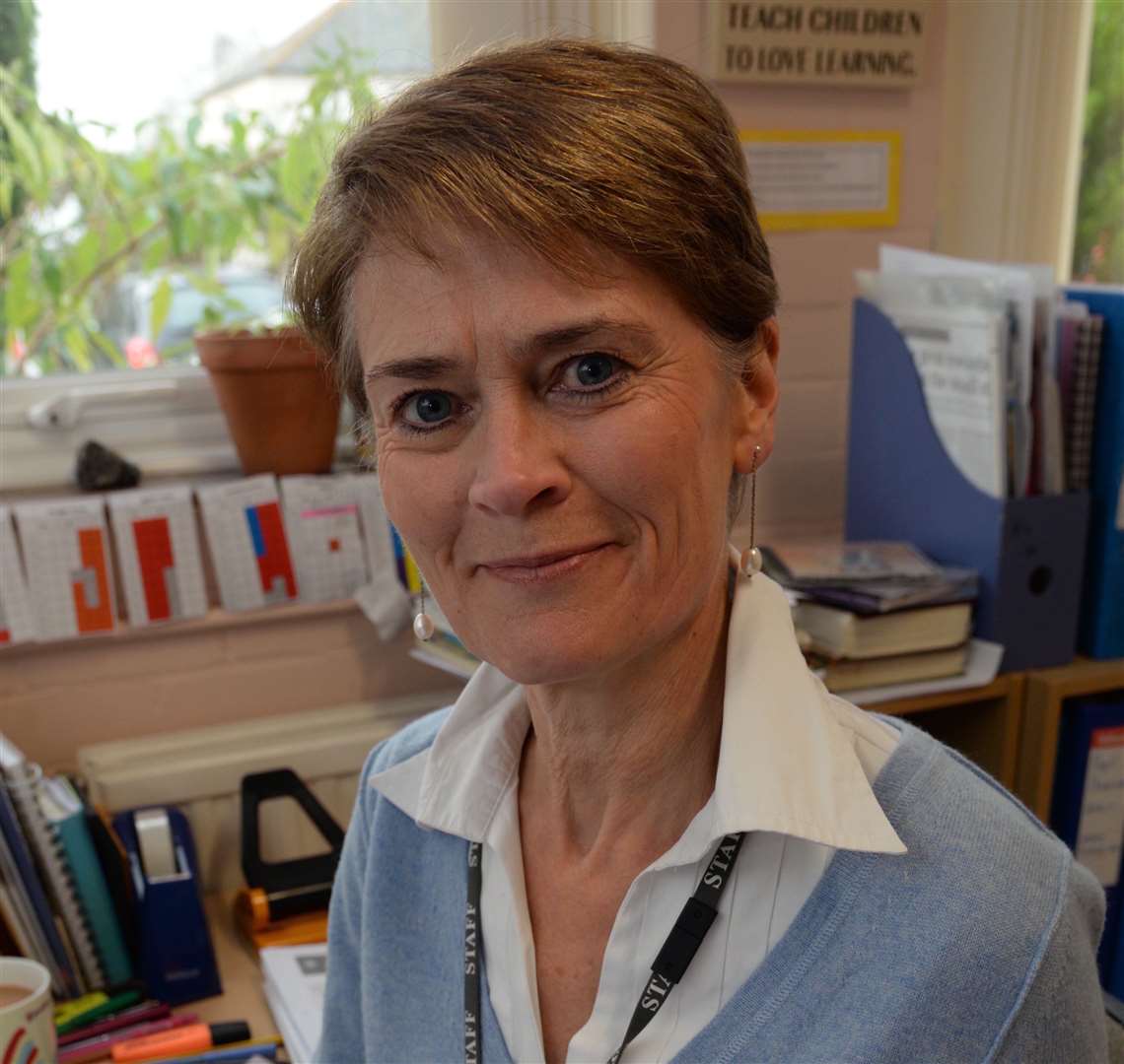 Recently retired Wateringbury Primary School head teacher Chasey Crawford-Usher