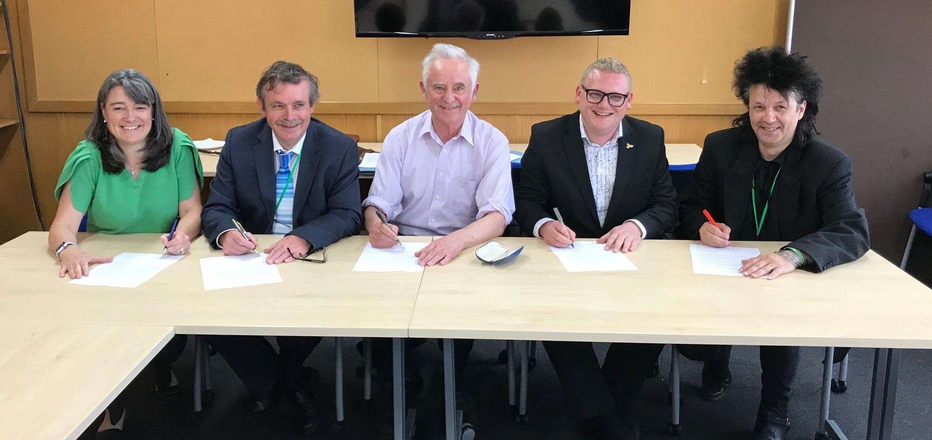 Swale council's new Co-operative Alliance signs a coalition agreement