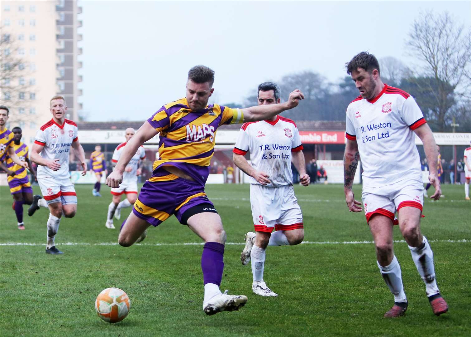 Deal Town can now concentrate on their league campaign after FA Vase elimination Picture: Paul Willmott