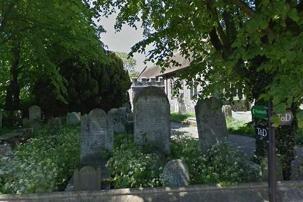 The woman was attacked near the graveyard