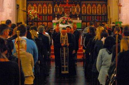 Funeral of Danielle Brooker, 18, from Barming