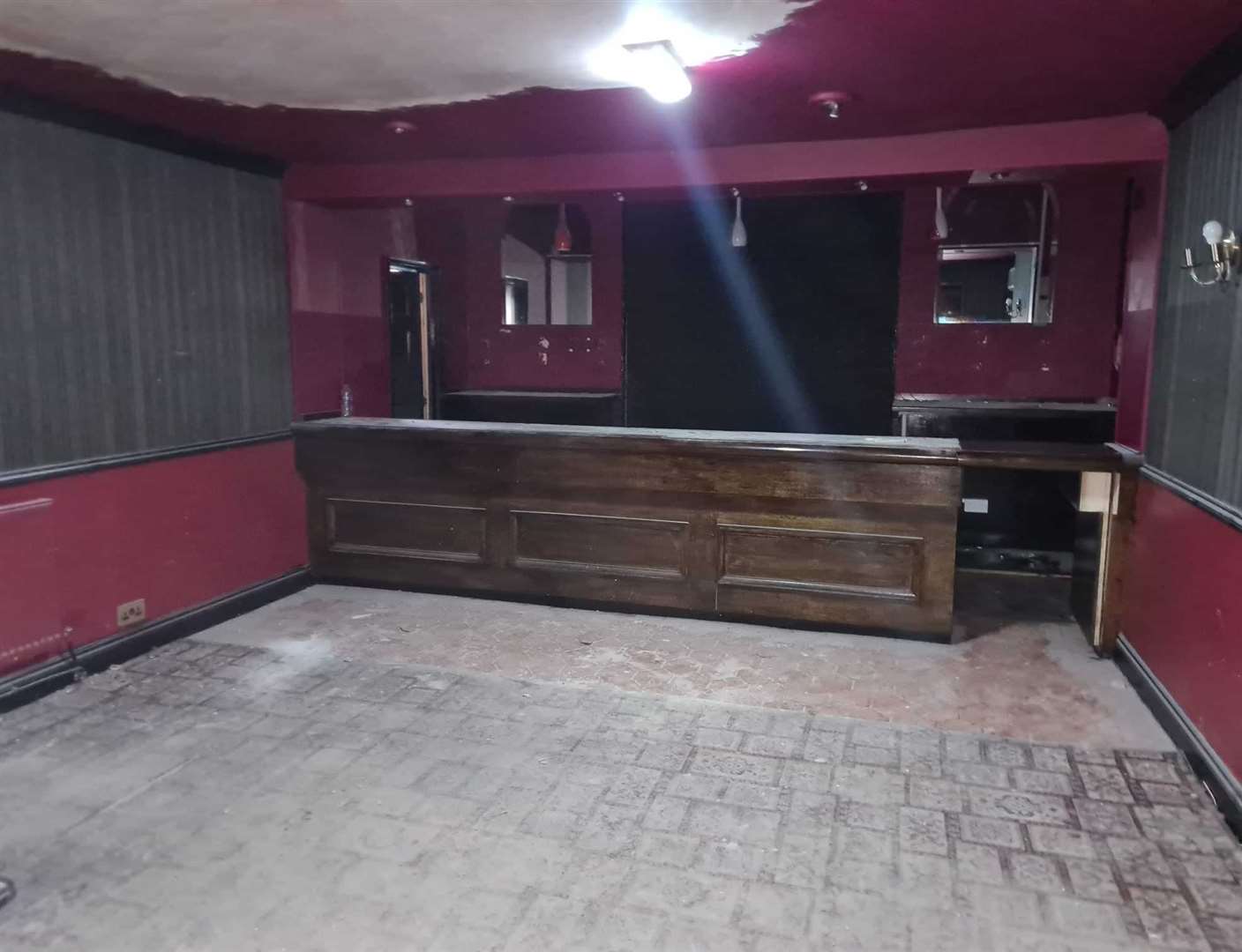 The bar area inside the former nightclub. Picture: Amanjeet Kahlon