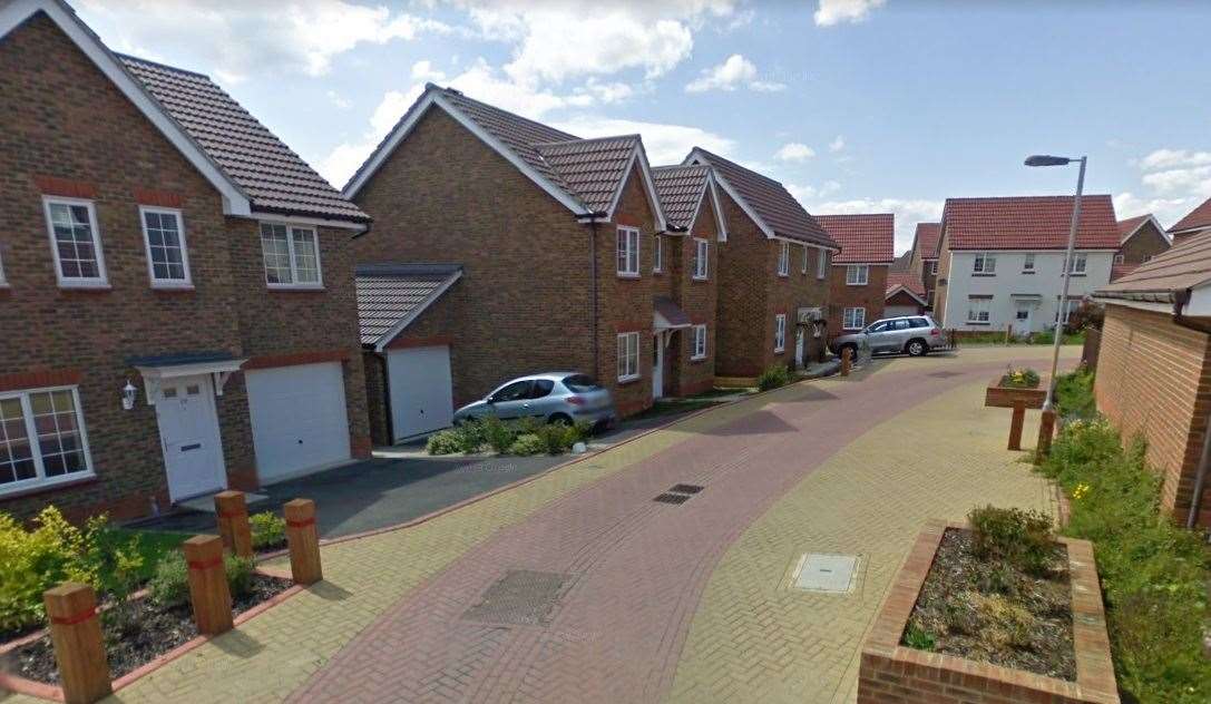 Firefighters were called to the shed fire in Charlock Drive, Minster. Picture: Google