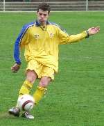 The game erupted after a challenge by Steve Hafner (pictured) on Dover's Shane Hamshare