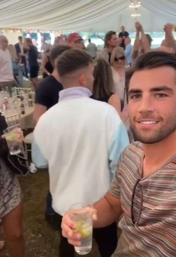 Love Island winner Jack Fincham was at the event on Bank Holiday Monday. Picture: Instagram/Jack Fincham