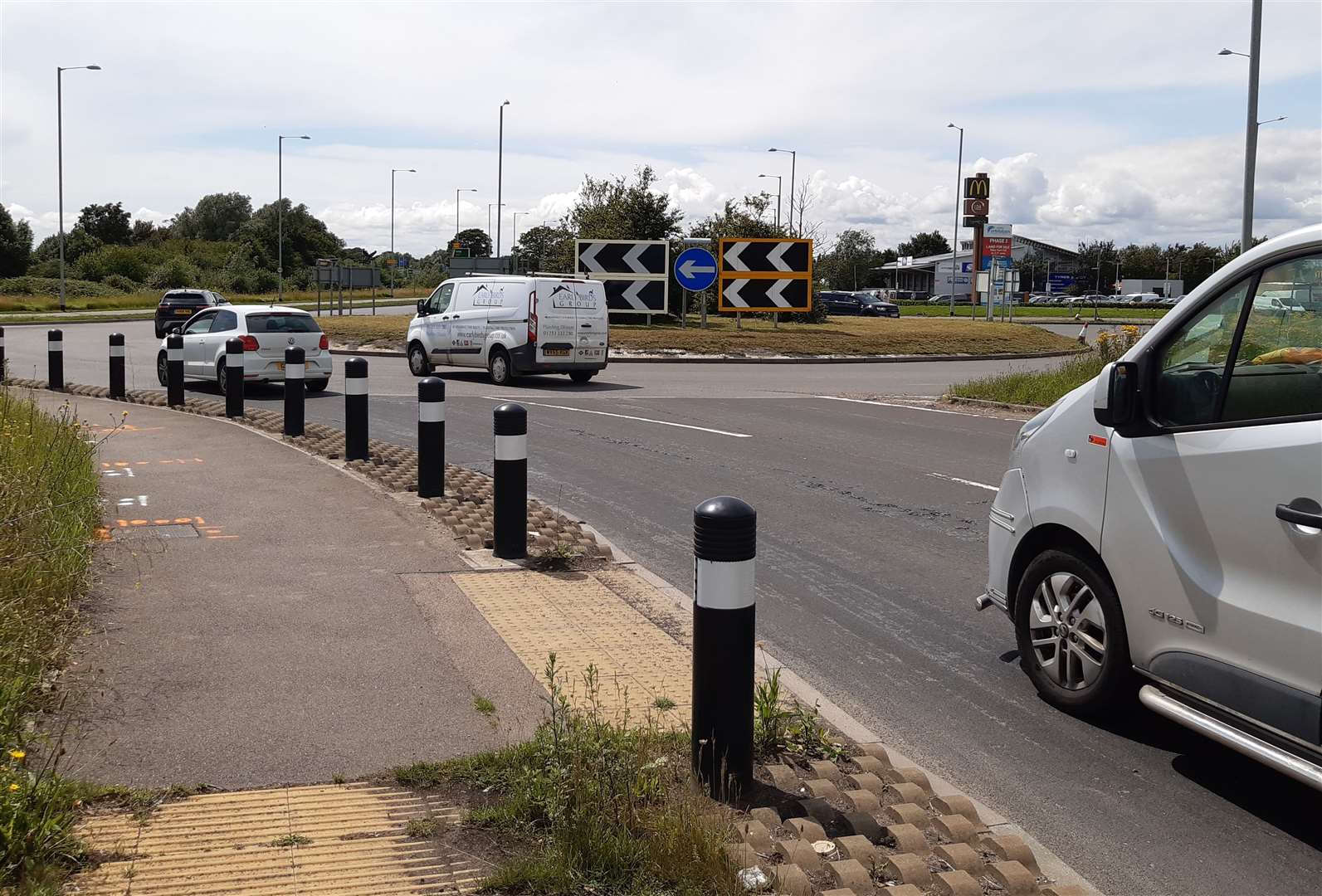 The Orbital Park roundabout, which is one of the busiest in Ashford, will be removed next year