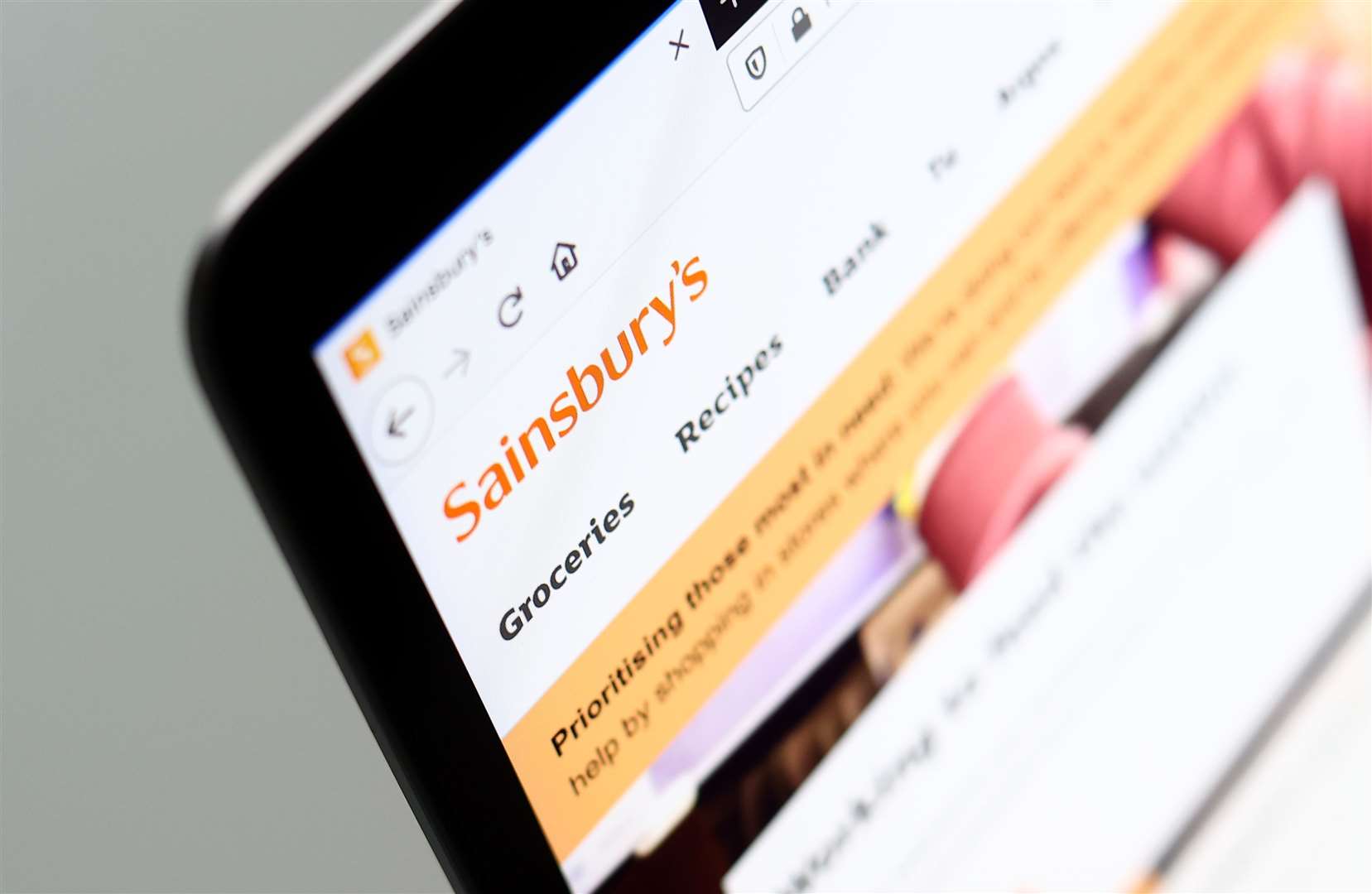 Sainsbury’s was the highest-scoring online supermarket for the availability of delivery slots during the pandemic (Tim Goode/PA)