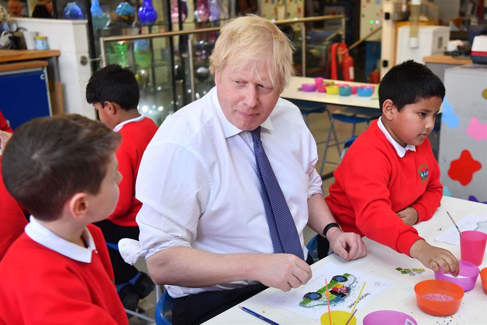 Prime Minister Boris Johnson has signalled some children could return full-time to class as soon as June 1 (Paul Ellis/PA)