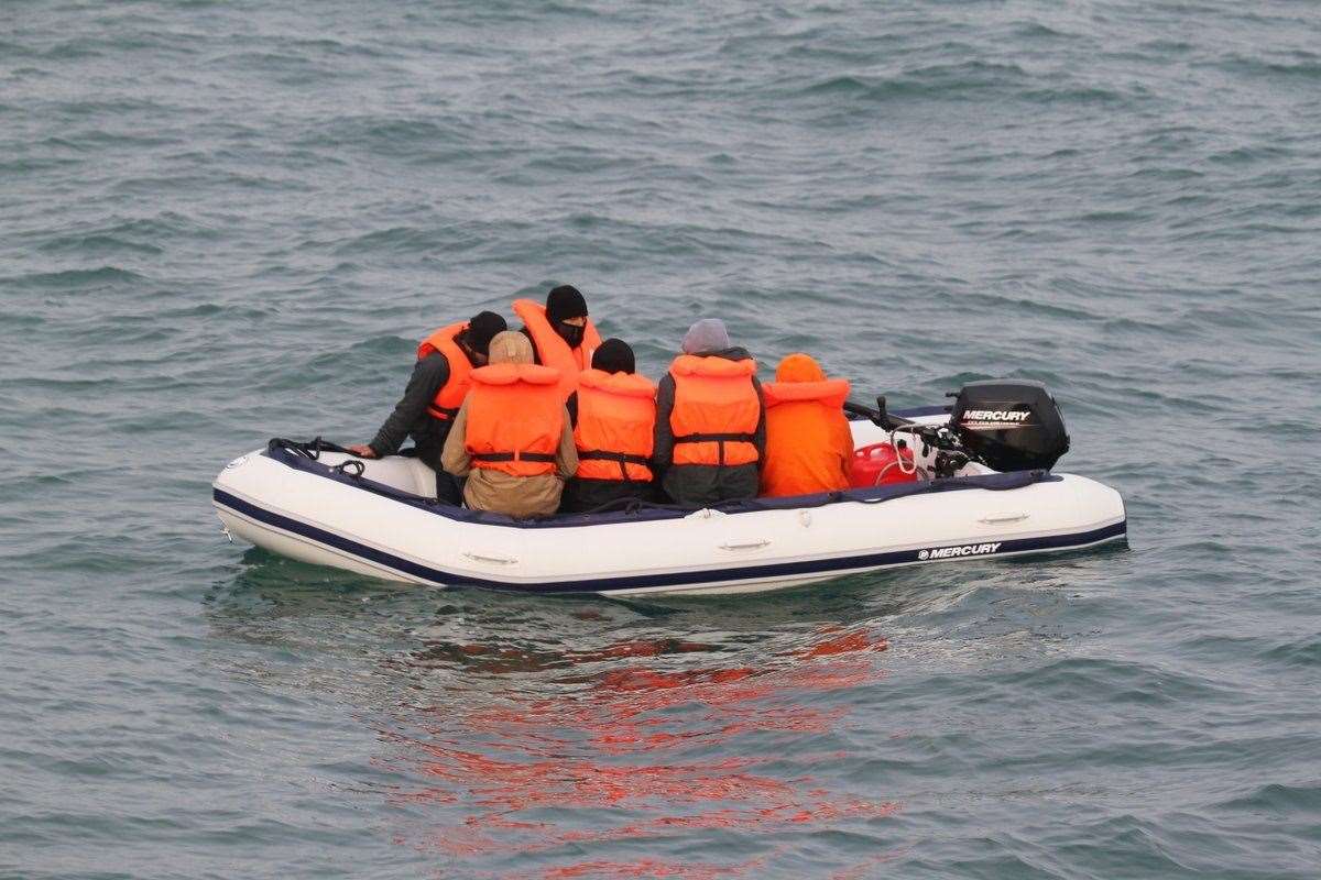 A tweet from the French authorities showing a scene of today's rescue incident (May 19). Picture: Préfecture Maritime de la Manche et de la Mer Du Nord