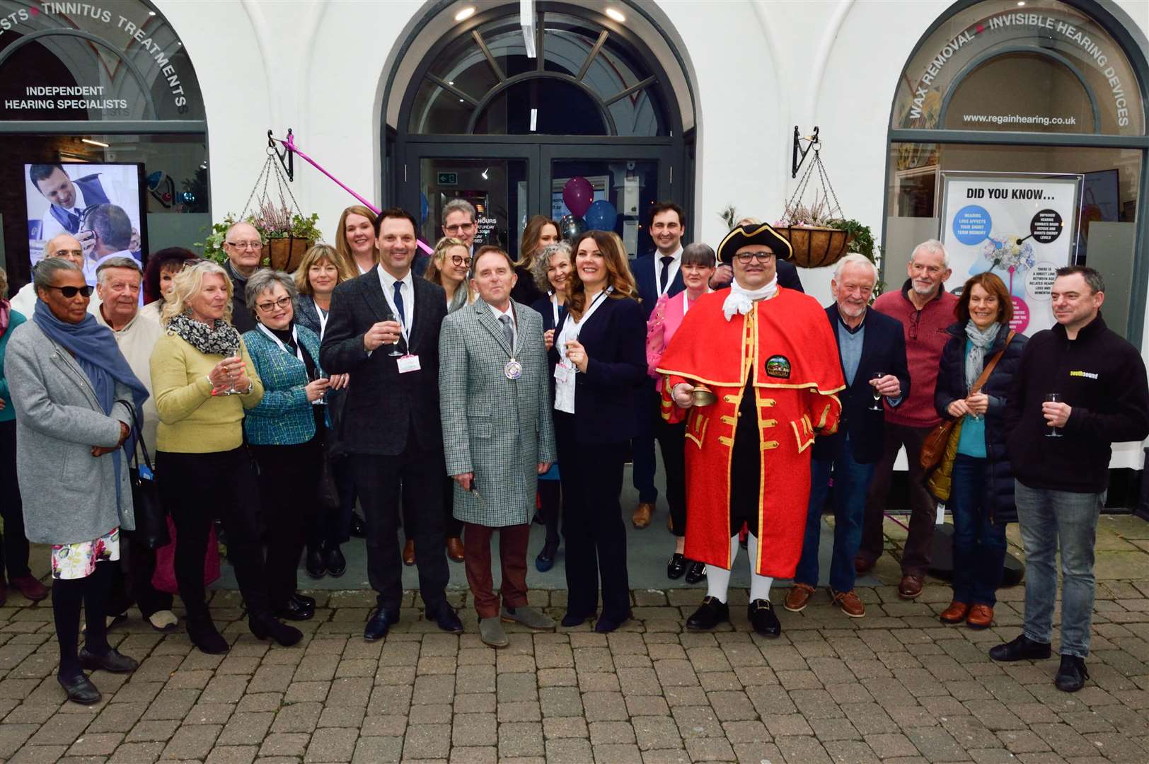 The Opening of Regain Hearing in Market Buildings, Maidstone