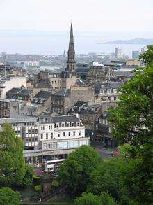 It's worth the climb to view from Edinburgh from the castle