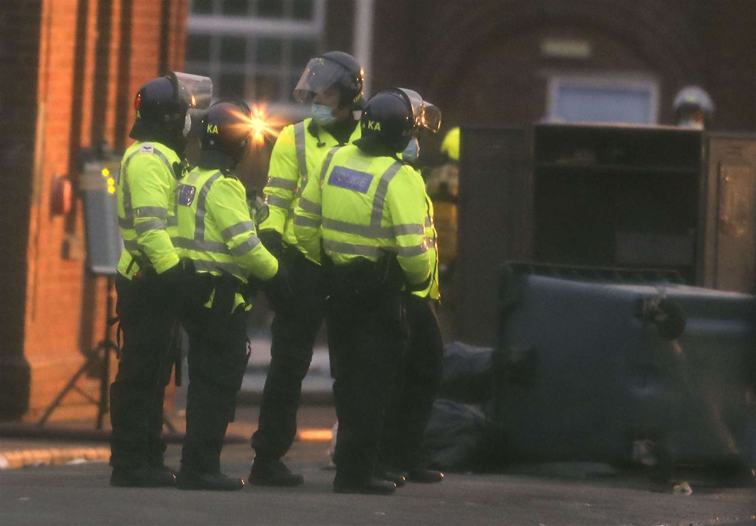 Police attended the incident (Gareth Fuller/PA)