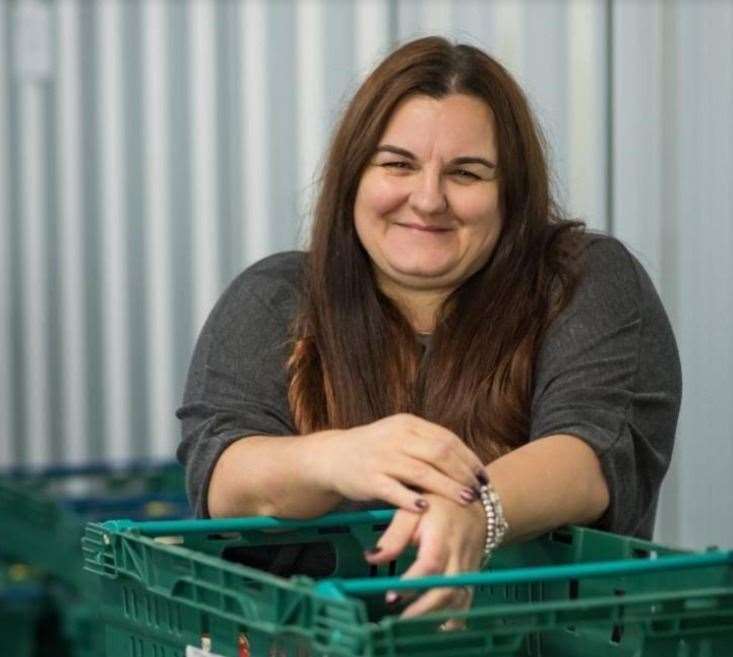 Dawn Stanford from the Nourish Community Foodbank in Tunbridge Wells