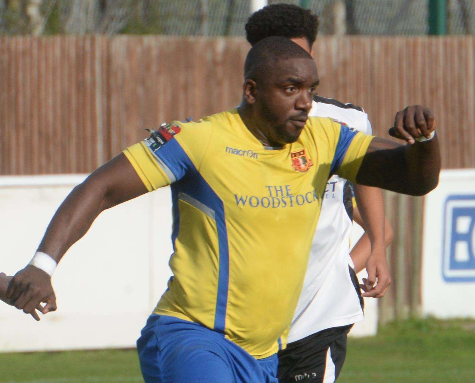 Sittingbourne player-coach Nathan Elder Picture: Chris Davey