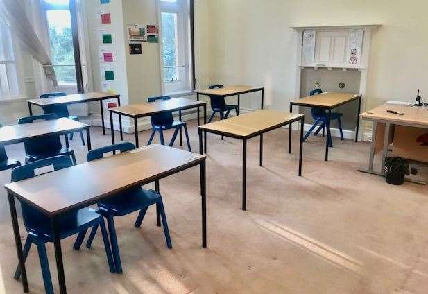 One of the classrooms in Serenity School Maidstone. Picture: Serenity School