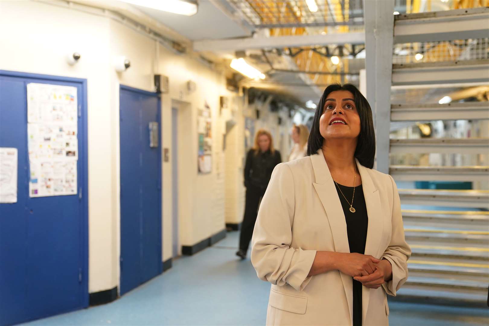 Justice Secretary Shabana Mahmood during a visit to HMP Bedford in July (Joe Giddens/PA)