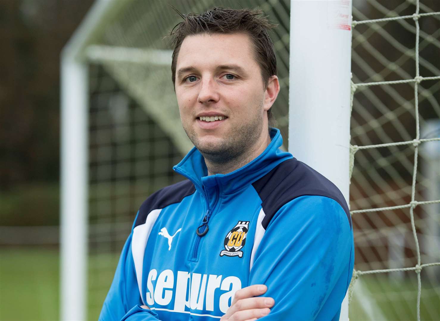 Max Clark remembers Mark Bonner – pictured during his days as Cambridge United youth boss – when they were both at the same club Picture: Keith Heppell.