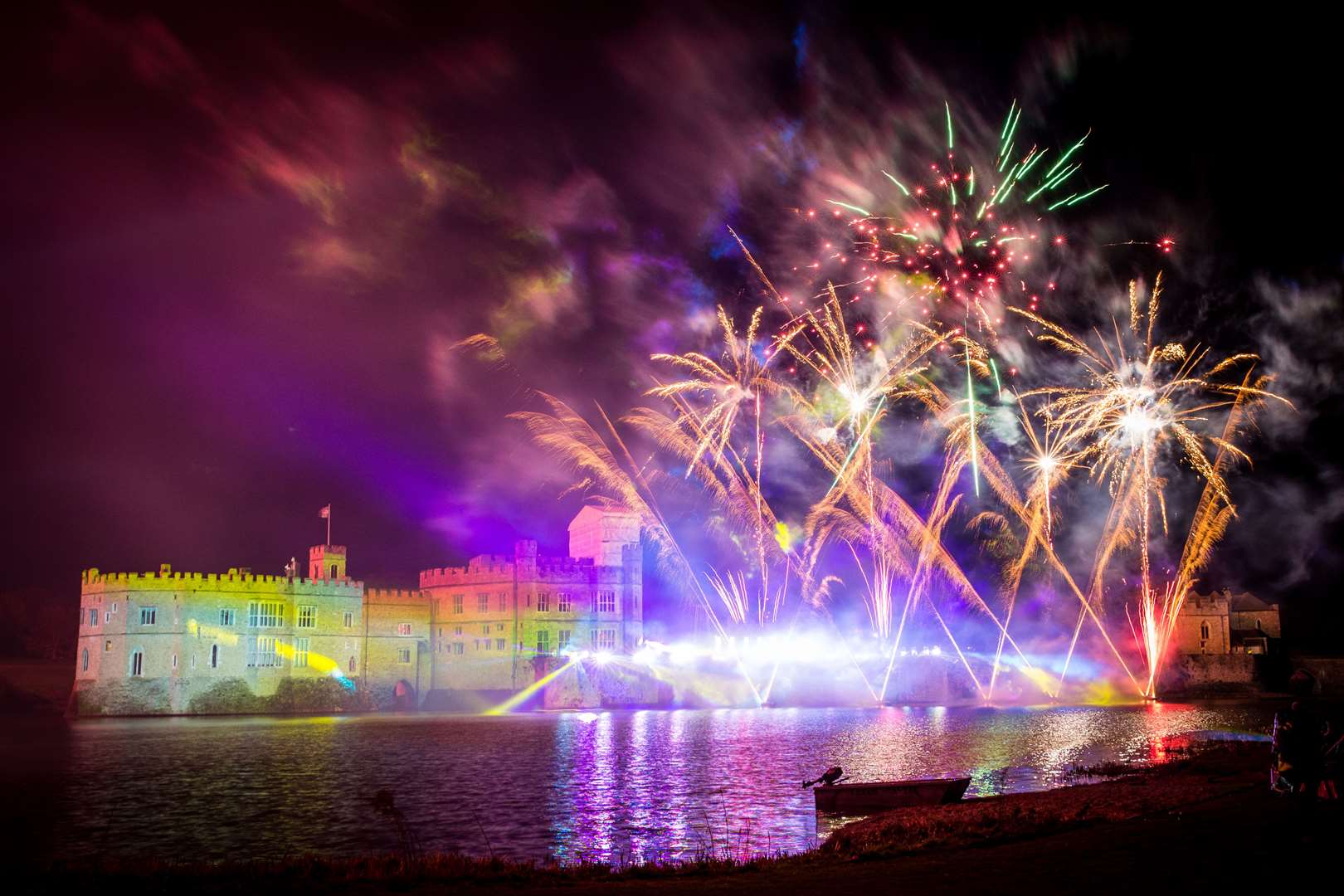 The second night of Leeds Castle's fireworks weekend is going ahead. Picture: Matthew Walker