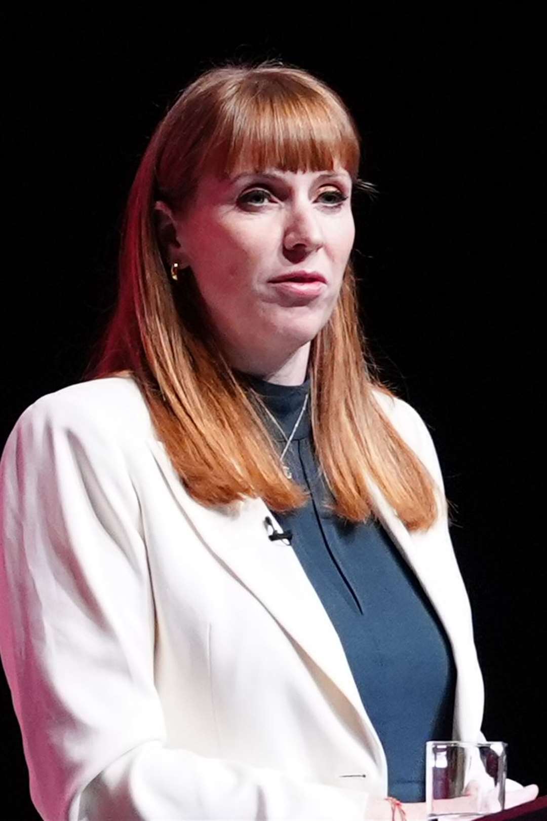 Deputy Prime Minister Angela Rayner speaking at the Labour Party conference in Liverpool (Peter Byrne/PA)