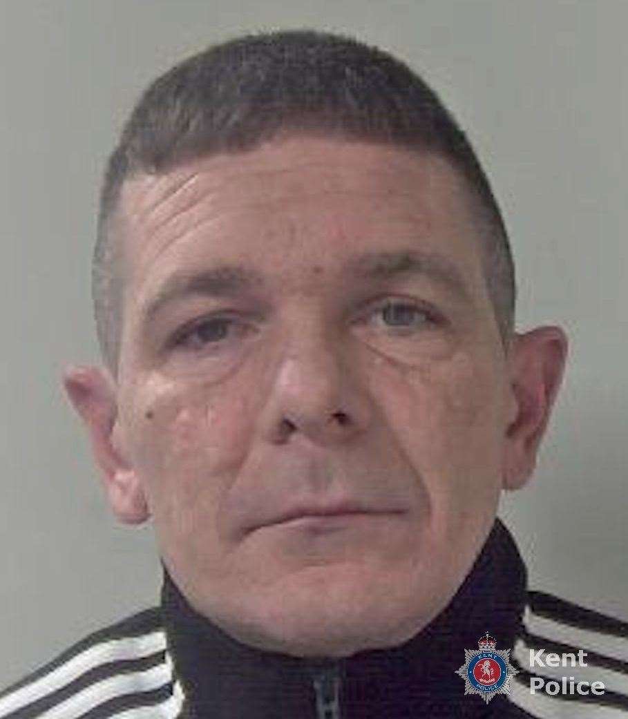 Paul Read from Folkestone has been jailed for 11 years after attacking a teenager in her own home. Picture: Kent Police