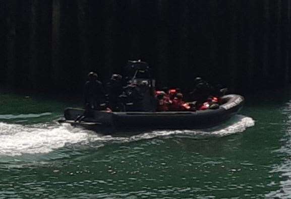 Some of the casualties have been brought ashore at Dover. Library picture.