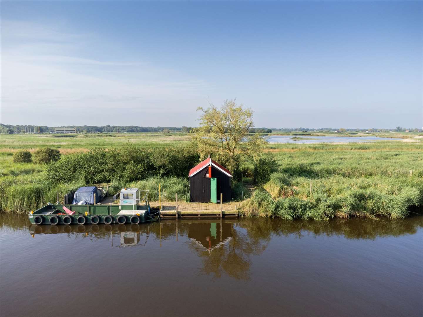 The Eel Sett, Candle Dyke, Potter Heigham, Norfolk, has been newly listed at Grade II (Historic England Archive/PA)