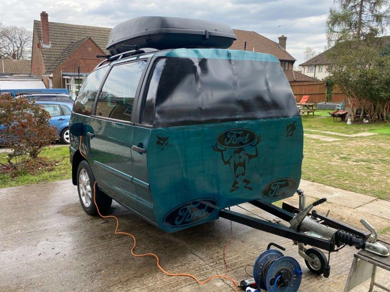 Half car' 1998 Ford camper conversion up for in Walderslade, Chatham