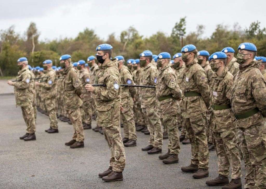 2 Royal Irish have recently returned to Northern Ireland from a deployment in Cyprus (MoD Crown Copyright/PA)