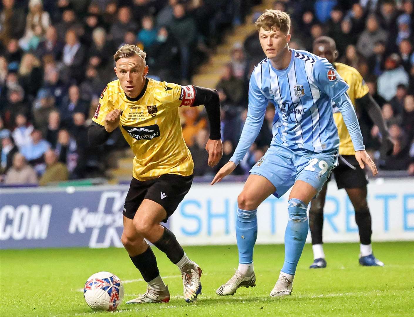 Maidstone’s Sam Corne was a key player in their FA Cup run this season. Picture: Helen Cooper