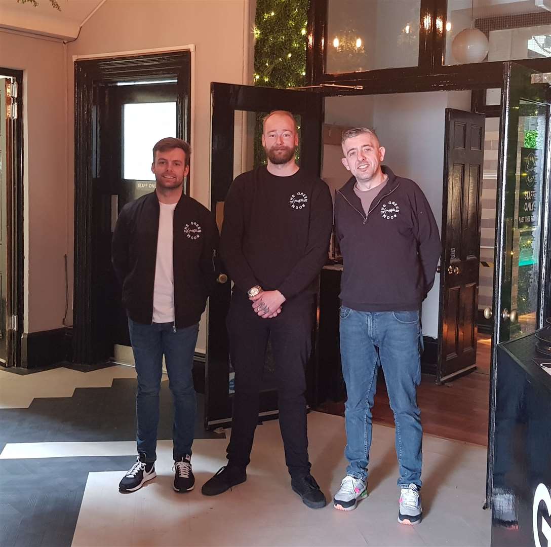 Directors Richard Carerra, Matt Shead and Chris Ansell at The Green Room in Maidstone