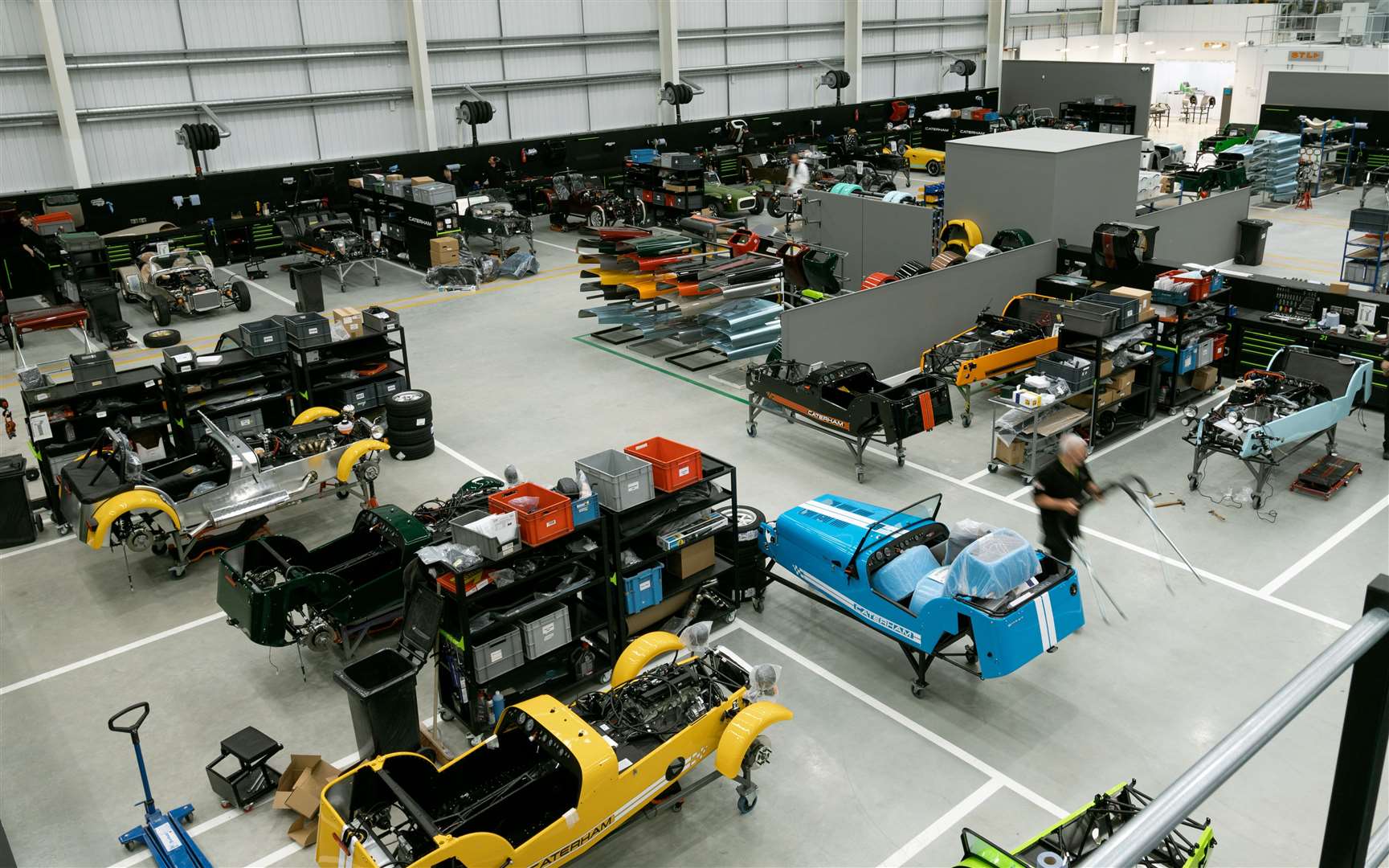 The new Caterham factory has been unveiled