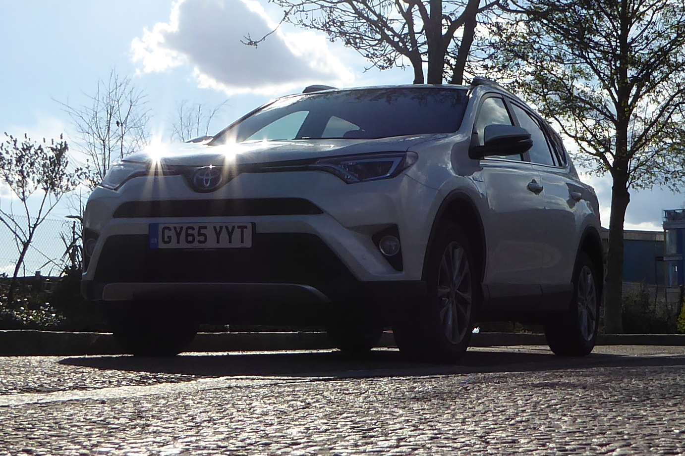 The Rav4 is wearing Toyota's familiar visage