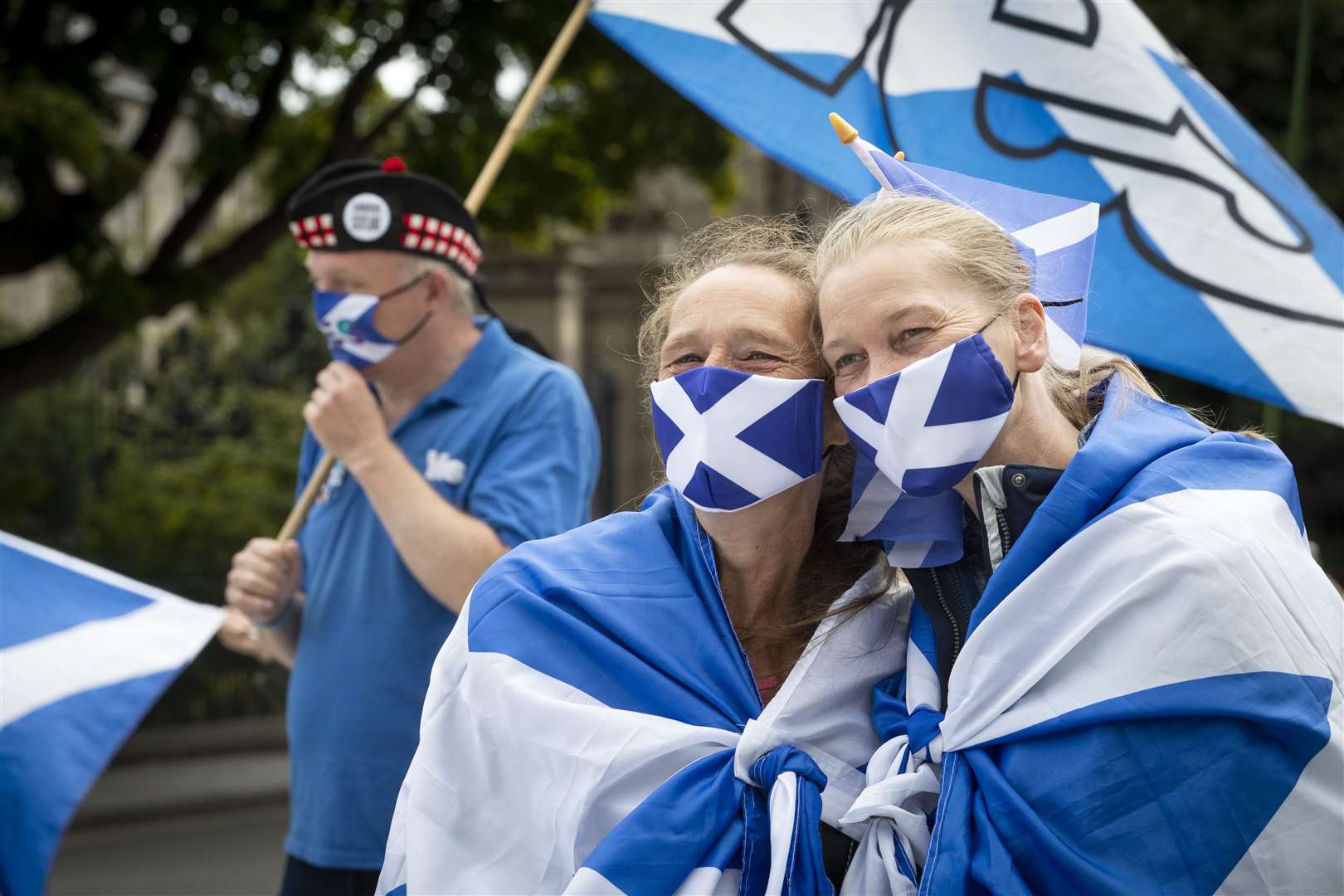 A ballot will be called if a pro-independence majority is elected at Holyrood in May’s election (Jane Barlow/PA)