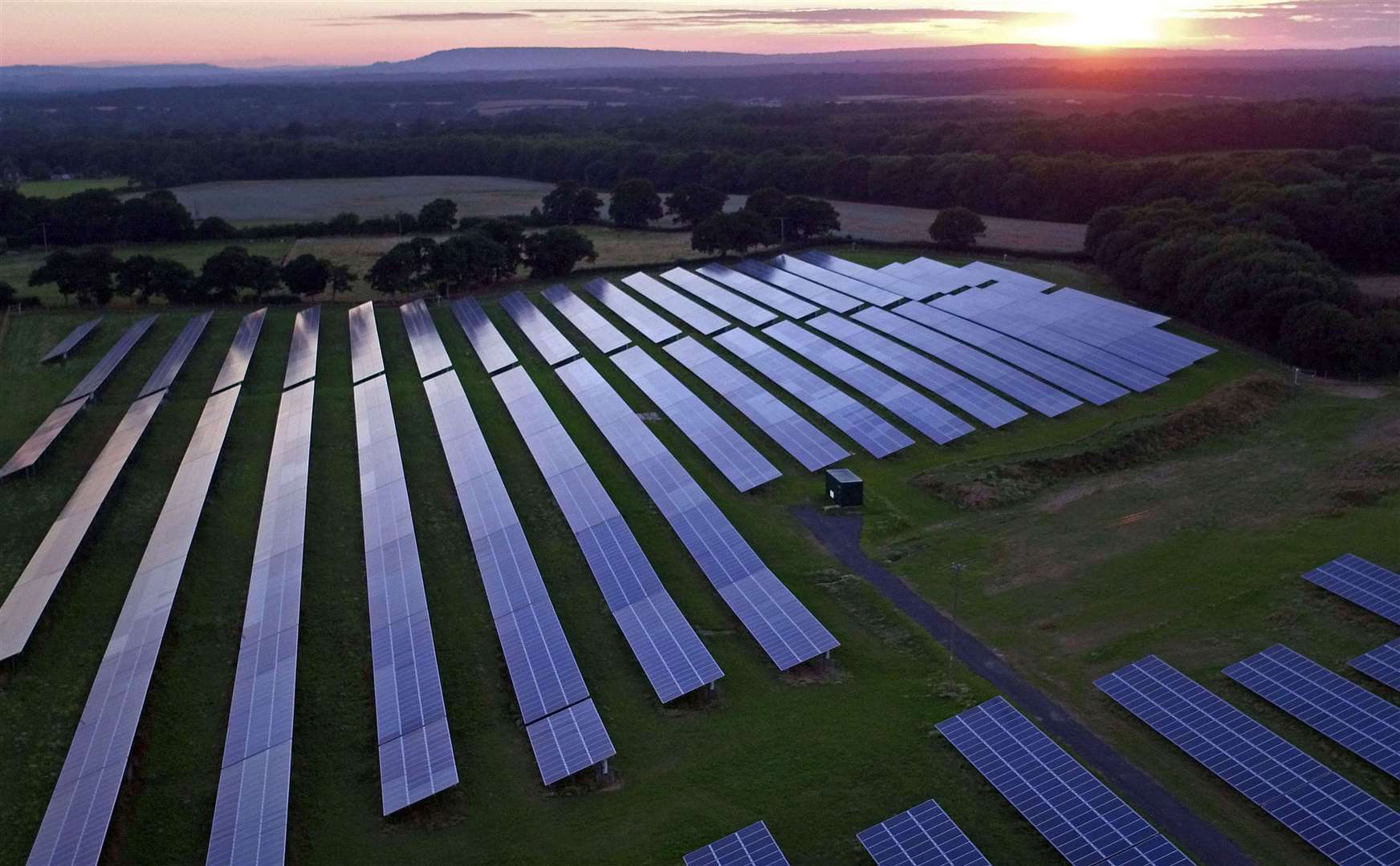 The solar panels will power 5,000 homes a year. Stock picture