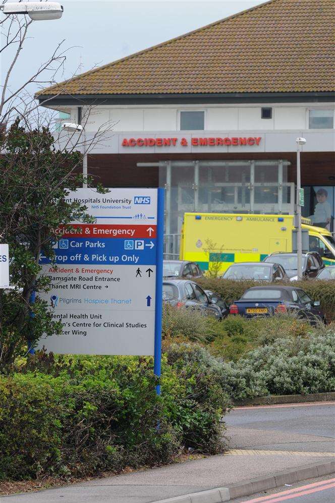 The Queen Elizabeth the Queen Mother Hospital at Margate