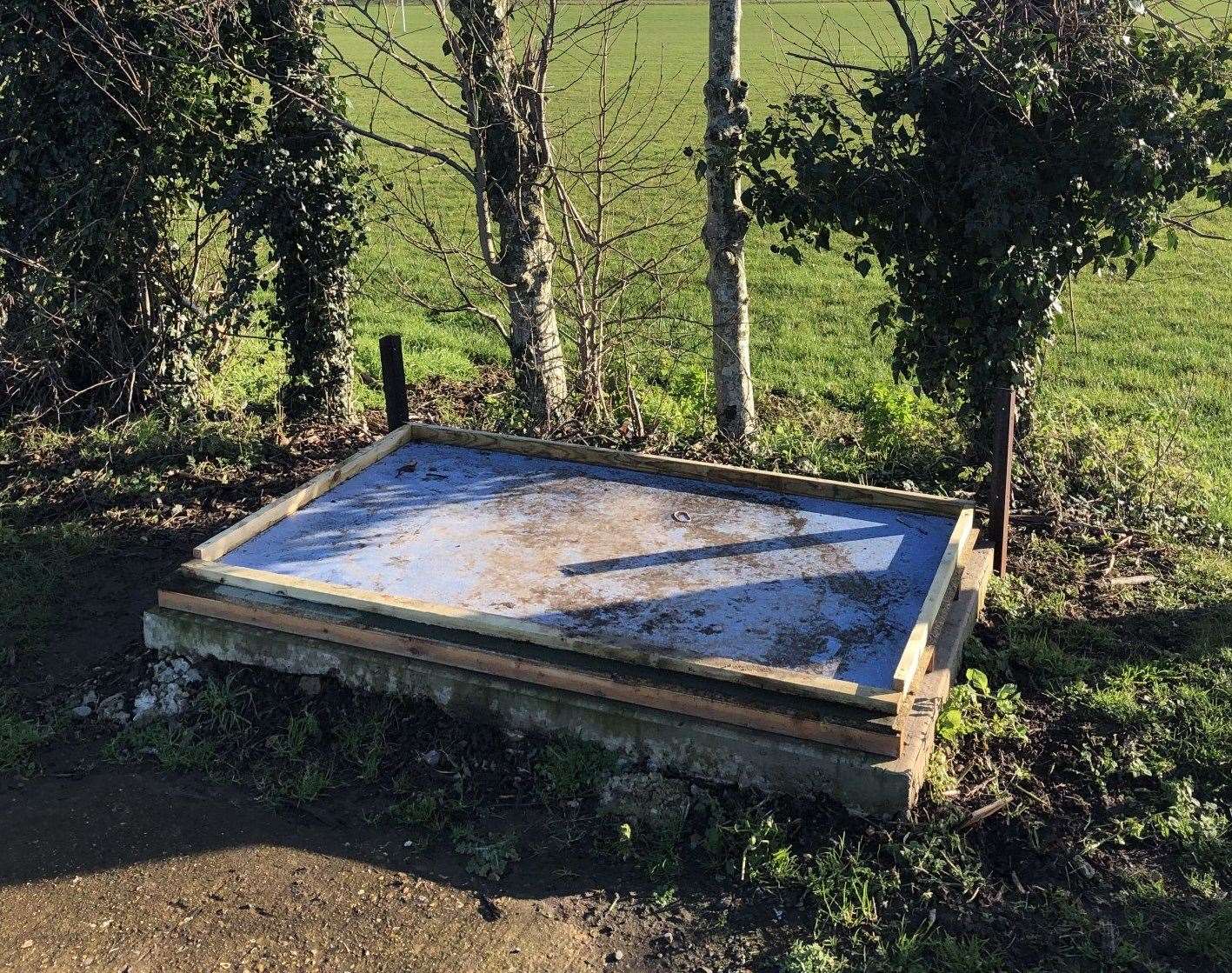 A shed has been stolen from Canterbury Rugby Club. Picture: Canterbury Rugby Club/Twitter @cantrugby