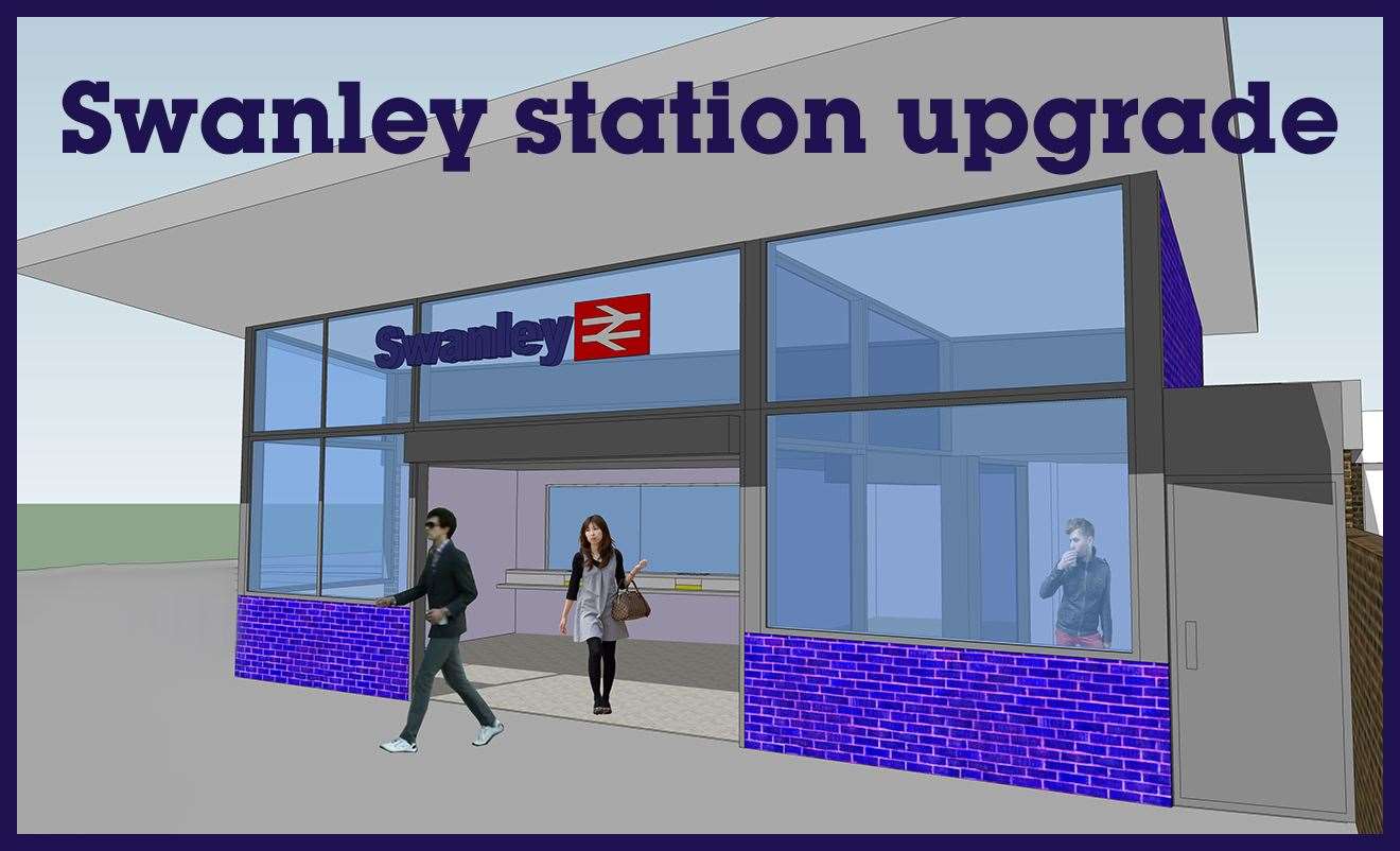 An artist's impression of the new Swanley station. Picture: Southeastern