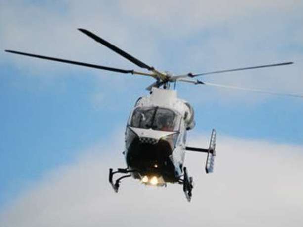 An air ambulance was spotted in Strood this morning