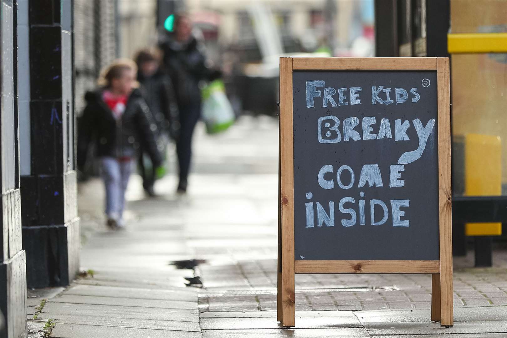 A sign outside the Sandon pub in Liverpool. Liverpool City Council has pledged £300,000 to fund the scheme (Peter Byrne/PA)