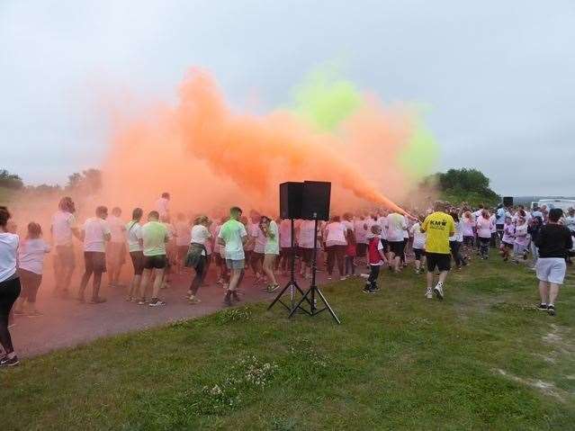 The 2019 KM Colour Run takes place at Betteshanger Park on Sunday, June 9 (11650708)