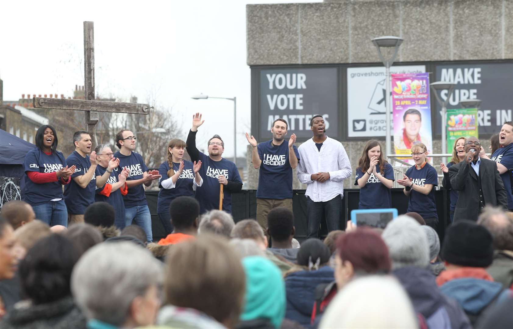 Members of City Praise Centre pictured at an Easter Pageant. Picture: John Westhrop