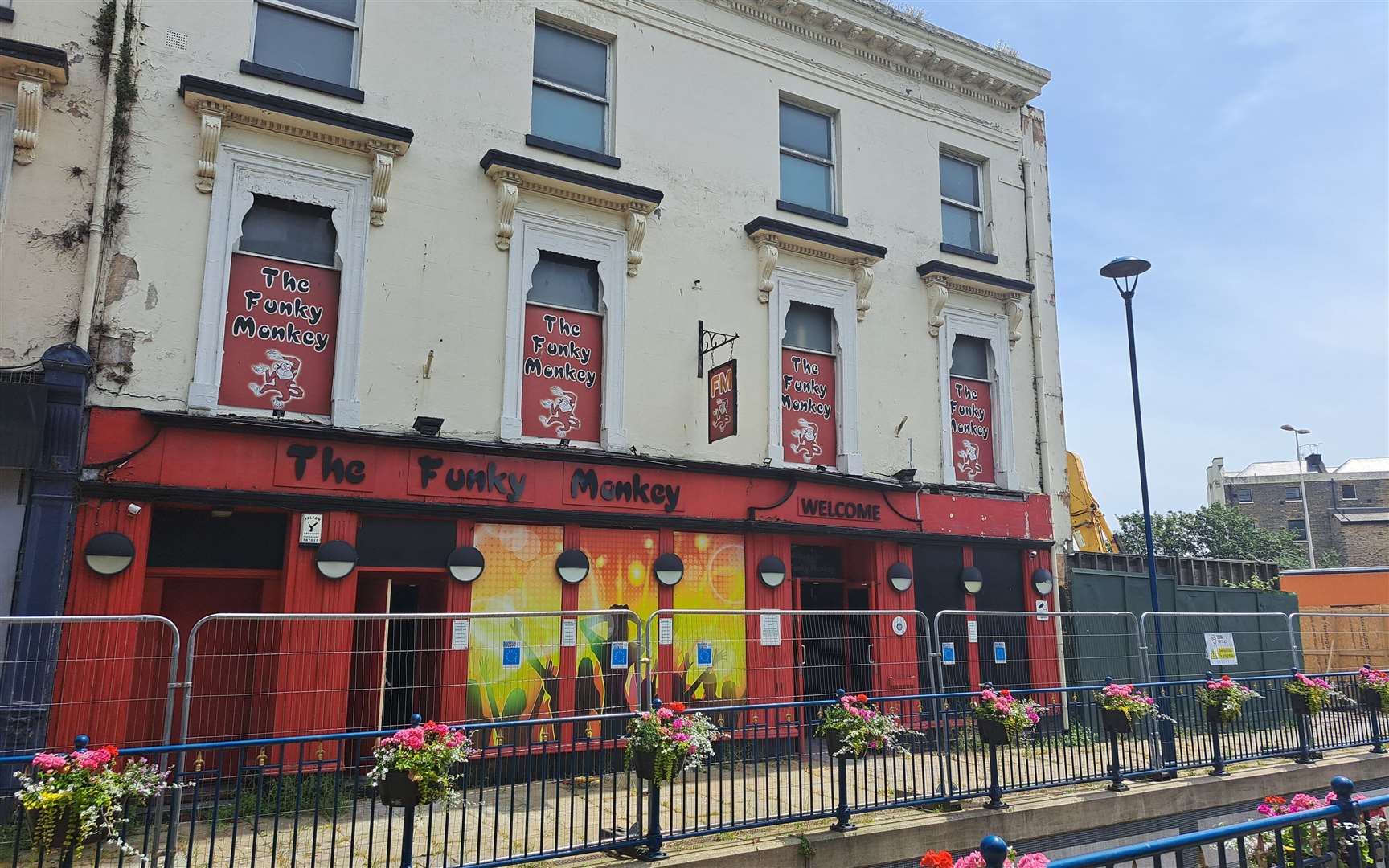 The Funky Monkey nightclub was demolished to make way for the Dover beacon project in bench Street