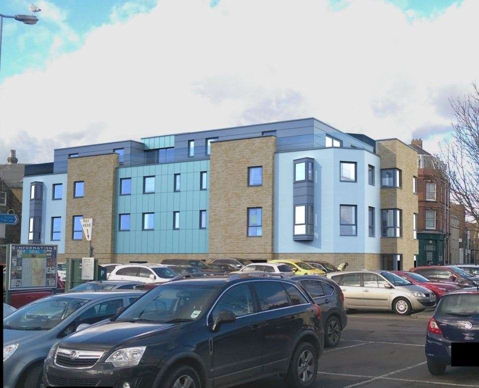 Flats and shops are planned to be built in its place