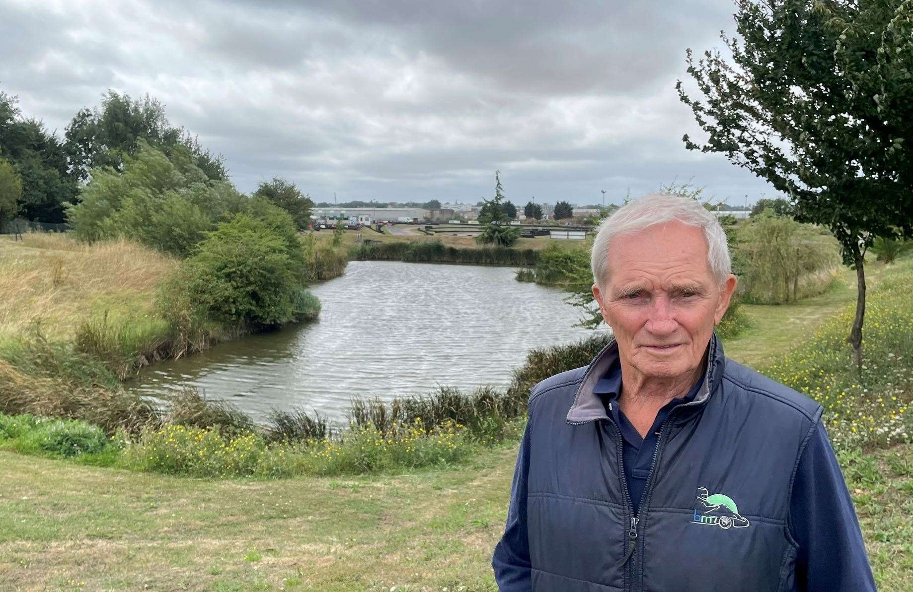 Bayford Meadow Kart Circuit owner Gerry Lilley at Milton Creek. Picture: Joe Crossley