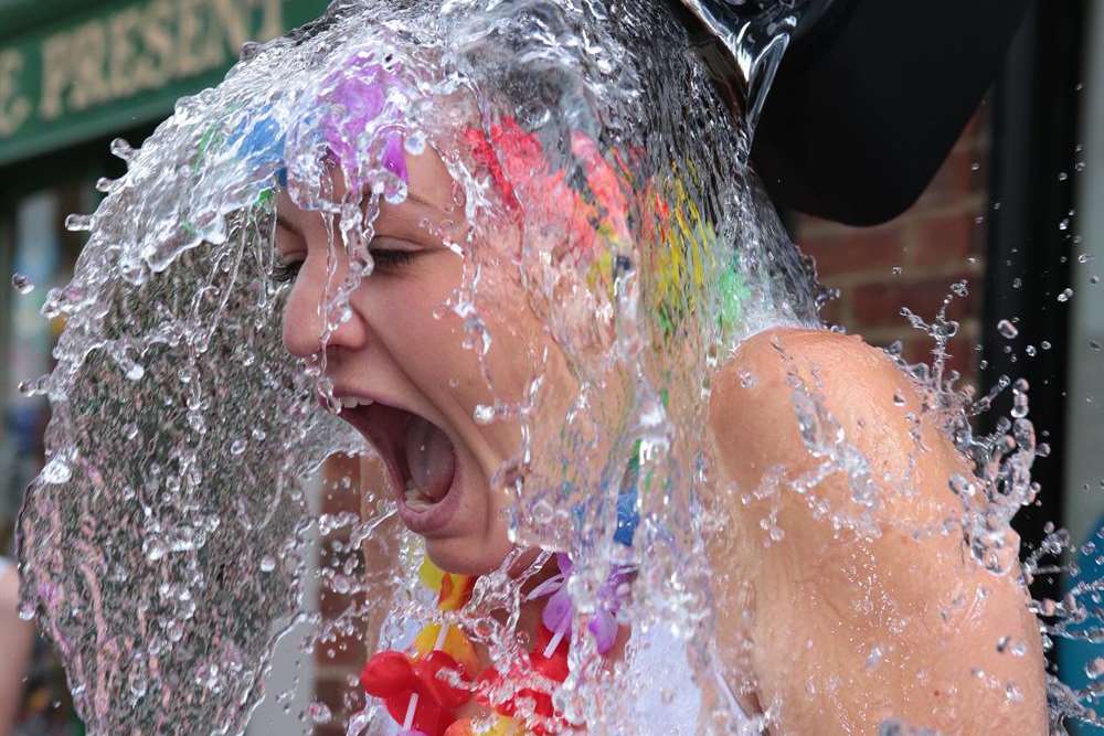 The ice bucket challenge has become a worldwide craze