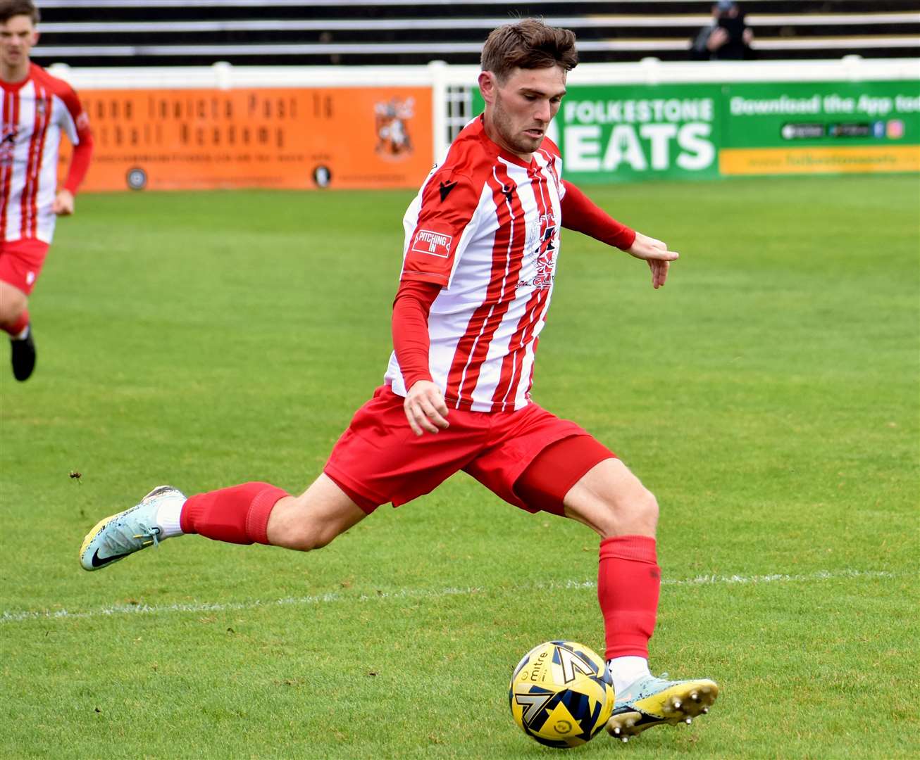 Folkestone's Kane Penn in action. Picture: Randolph File