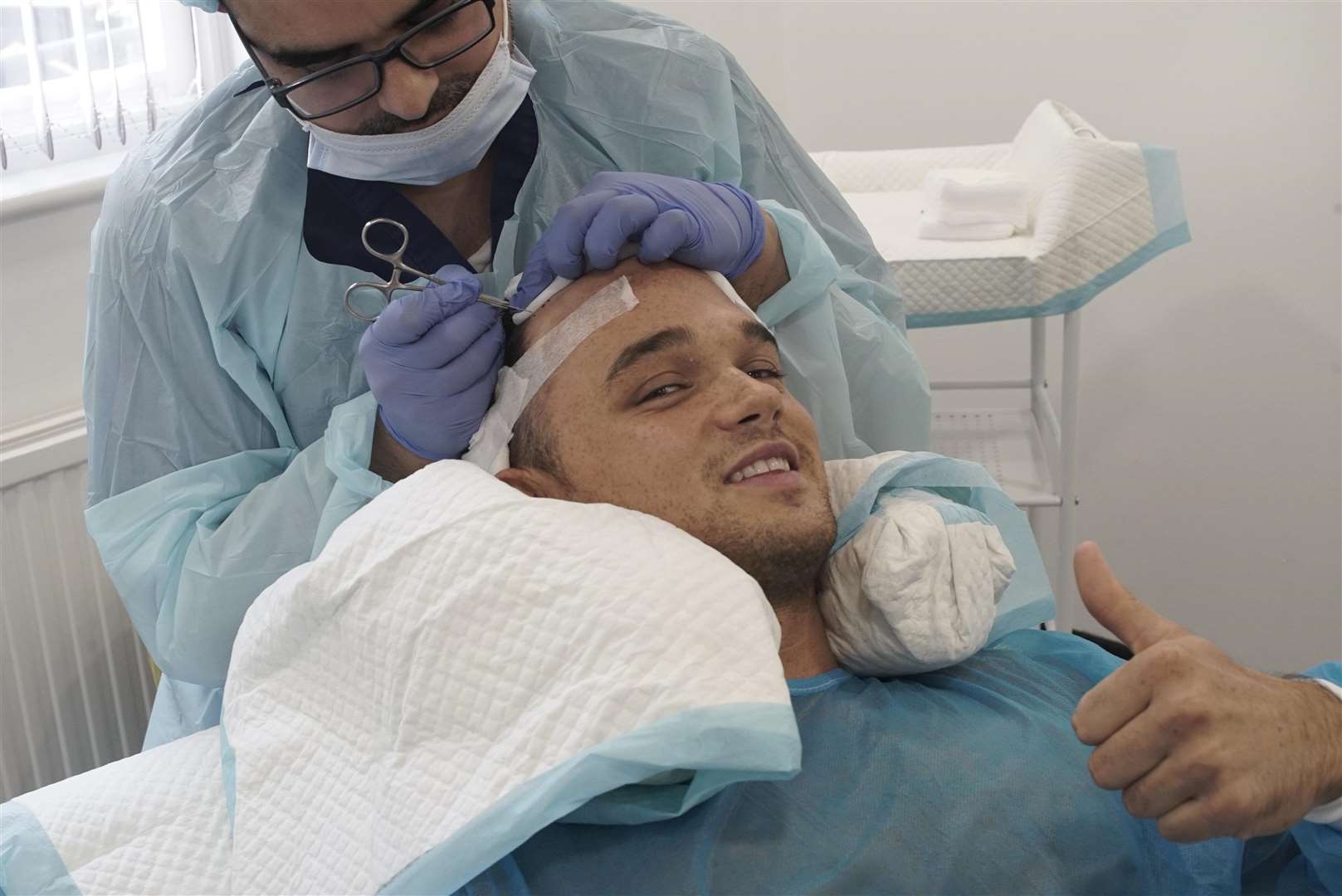 Gareth Gates receiving treatment at KSL in Maidstone (2664081)