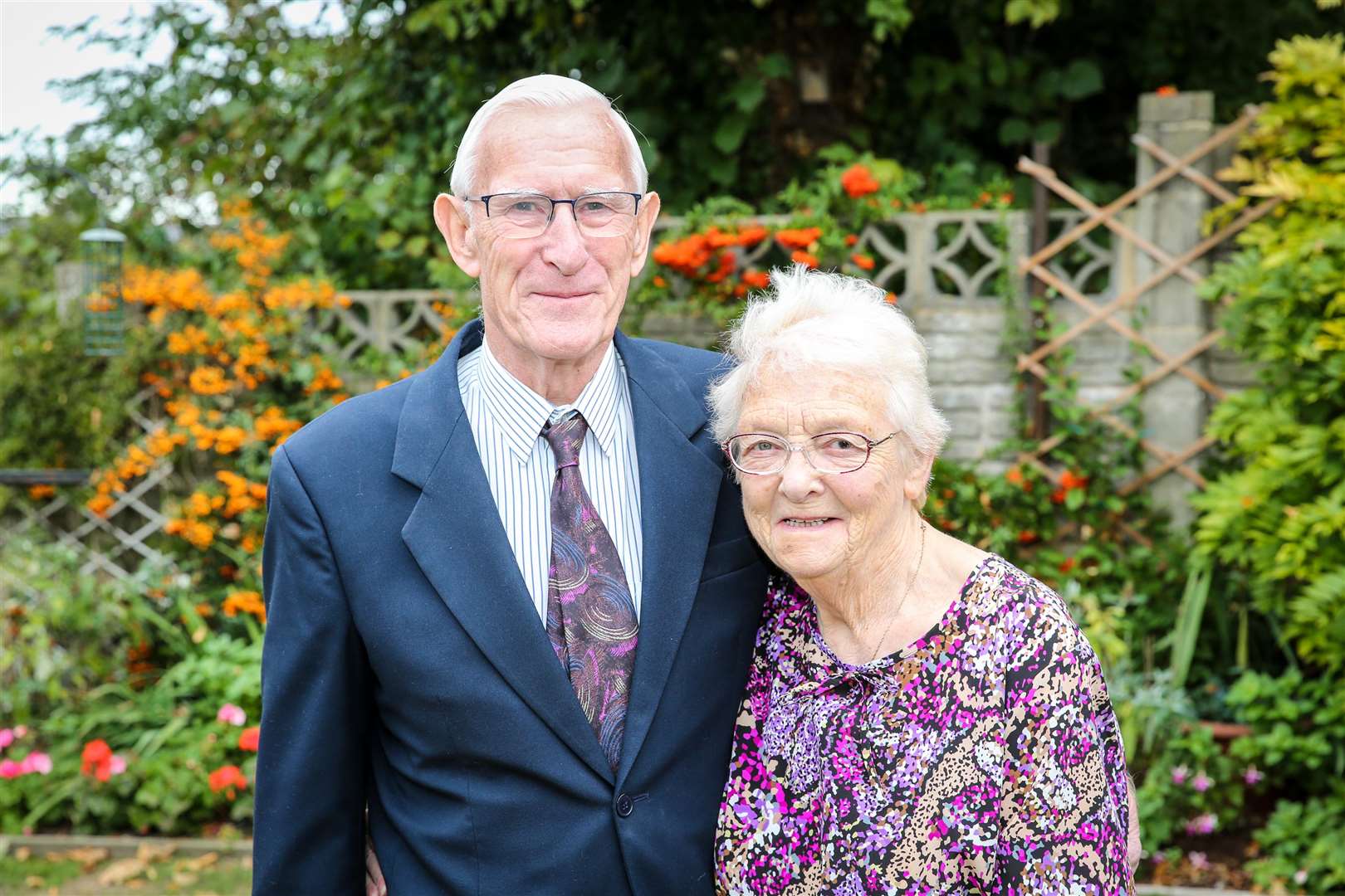 Kay and Peter Harris from Rochester celebrating their 60th wedding anniversary. Feature. Picture: Matthew Walker. (4669390)